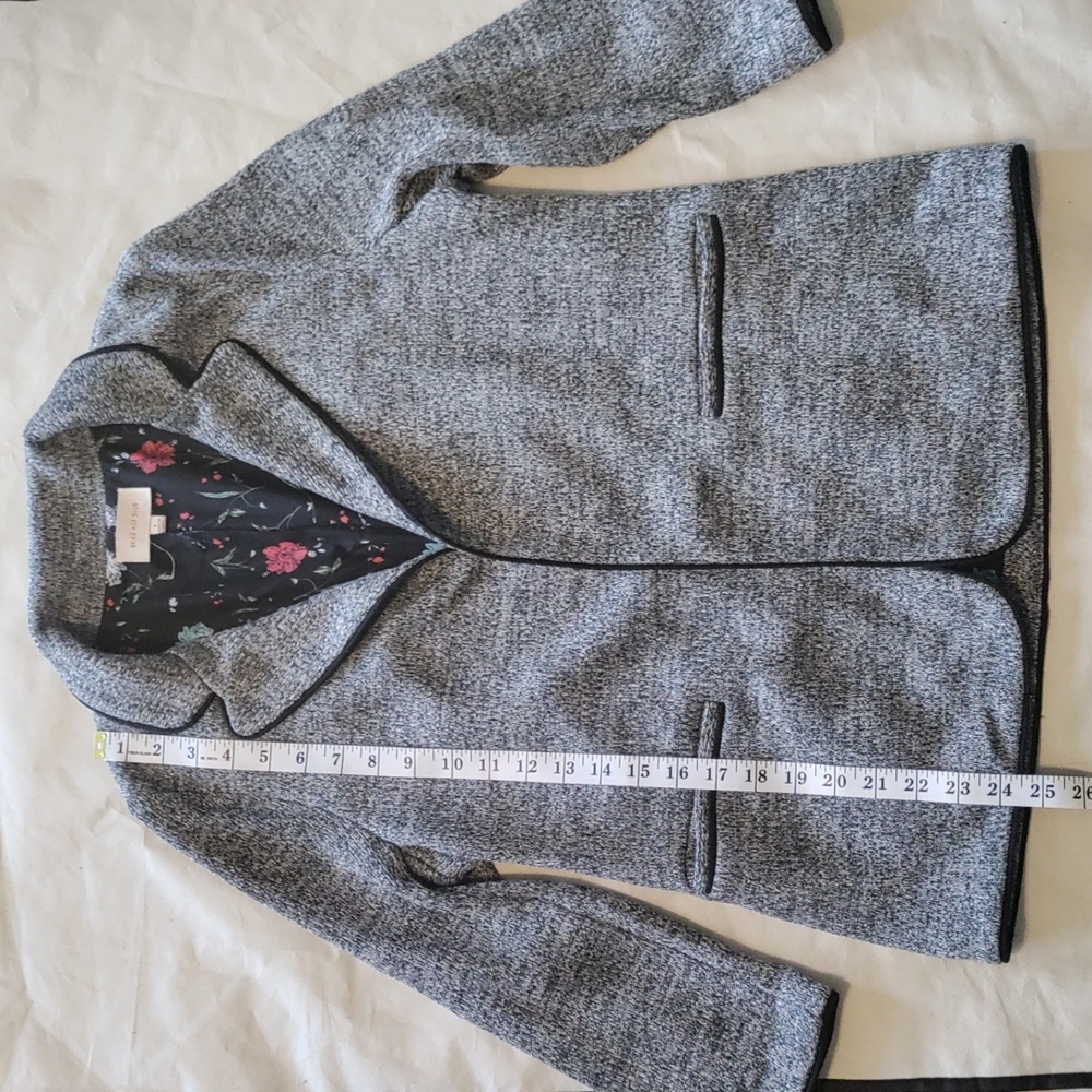 Women's large gray polyester blazer